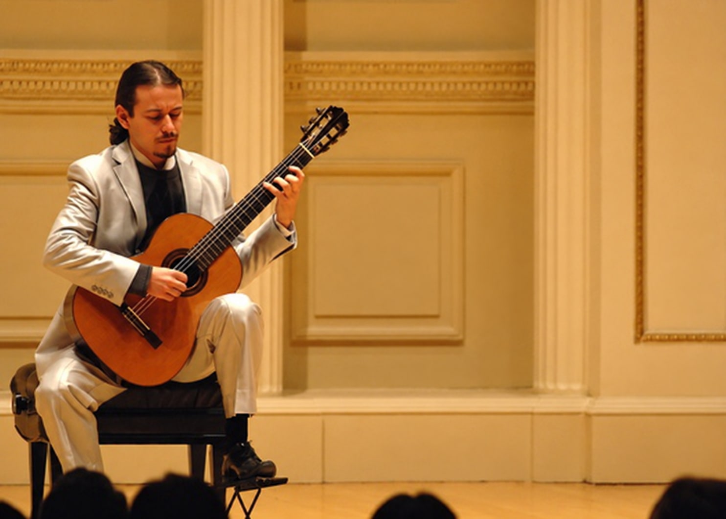 Dr. Costa performing on stage at Carnegie Hall